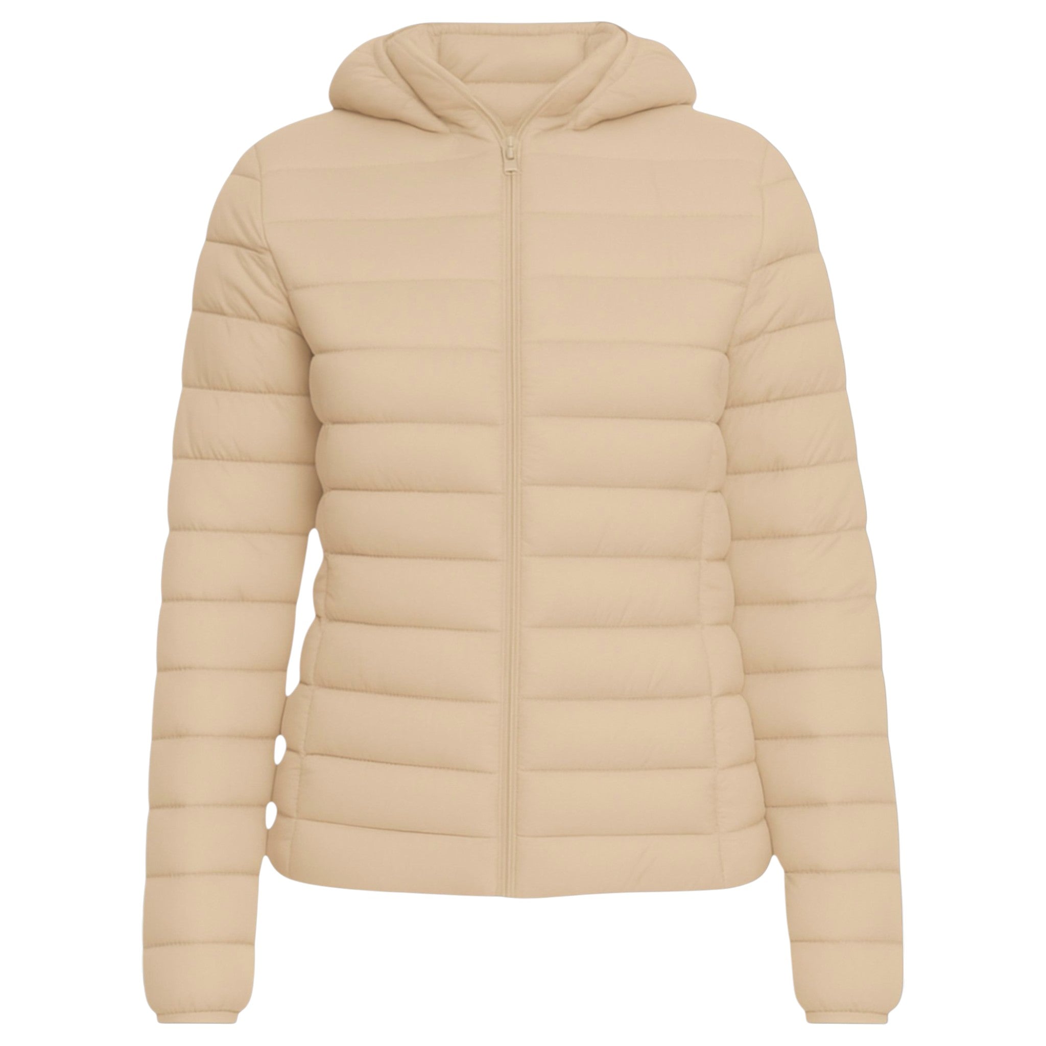 Ladies JDN Branded Puffer Jacket with Detachable Hood